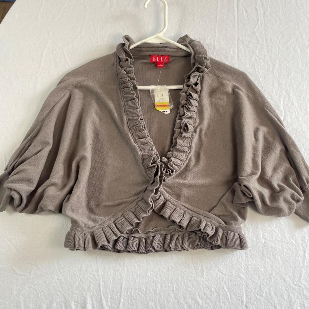 y2k fairycore ruffle bolero